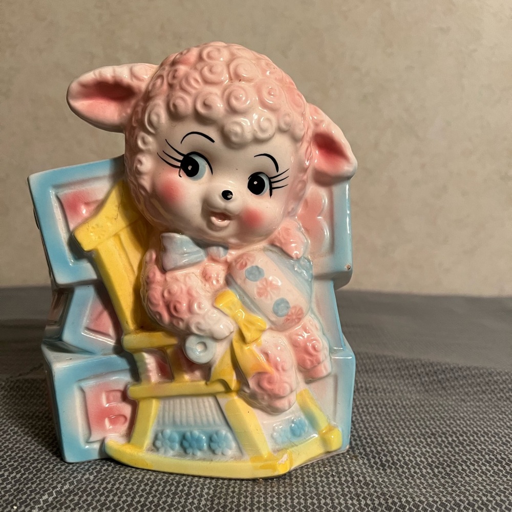 Vintage MCM Japan Lamb Planter